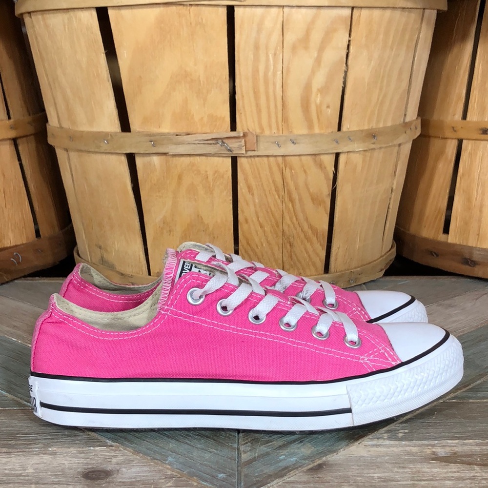 Converse All Star Low Pink Canvas Sneakers